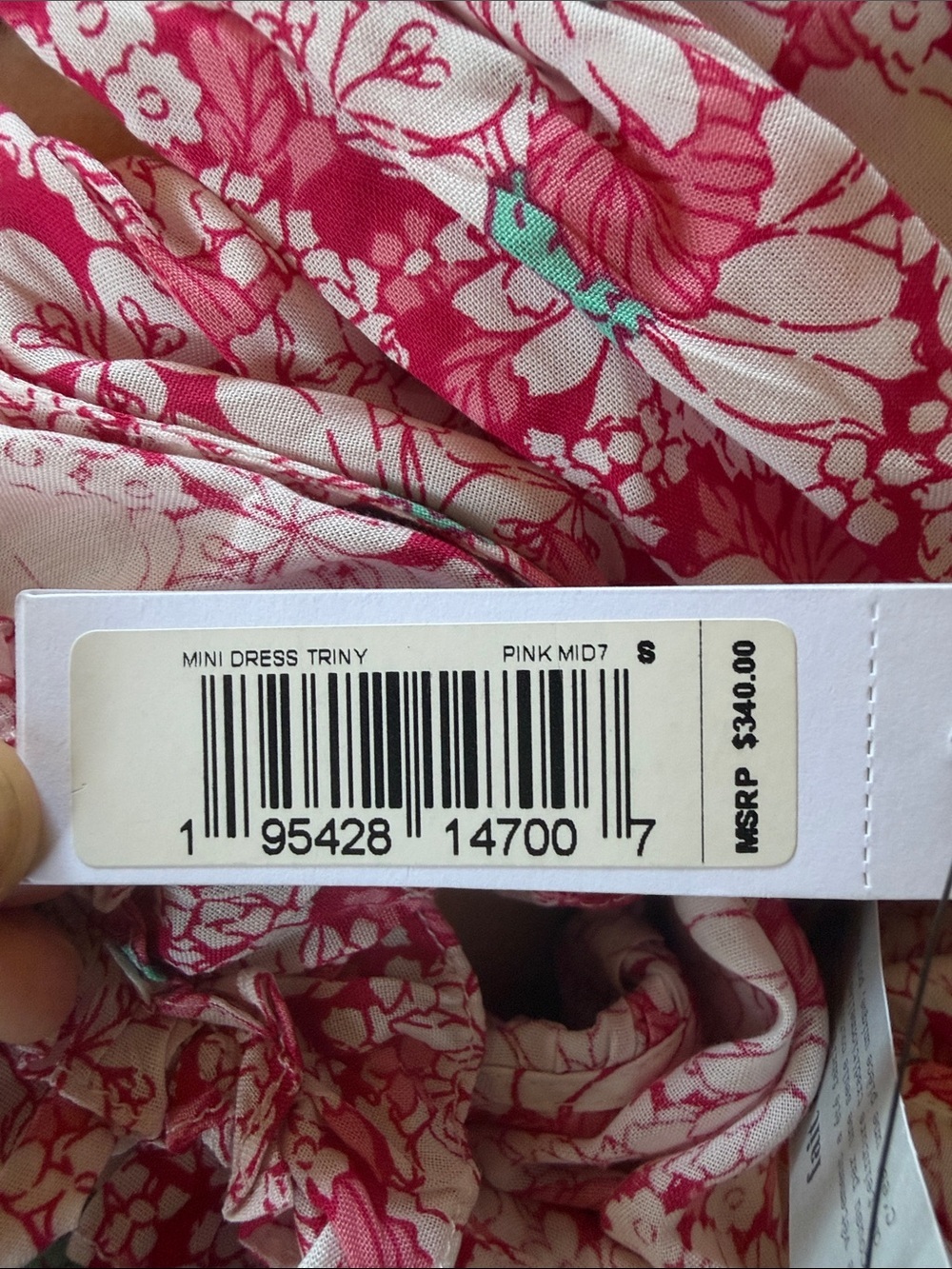 NWT Poupette St. Barth Mini Dress Triny Size Small - Picture 12 of 12